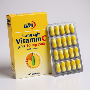 کپسول آهسته رهش ویتامین سی و زینک 10 میلی گرم 60 عدد