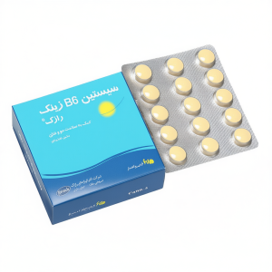 قرص سیستین B6 زینک رازک 60 عدد
