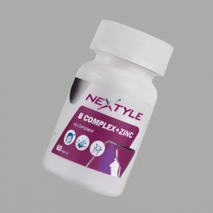 قرص ب کمپلکس پلاس زینک نکستایل 60 عدد 60 عدد