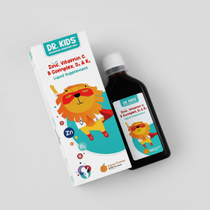 شربت زینک و ویتامین ب کمپلکس و سی و د3 و کا2 300 میلی لیتر
